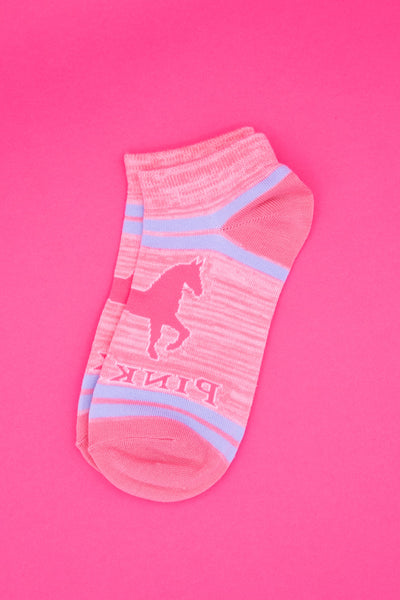 Pink Pony Big Logo Short Sock