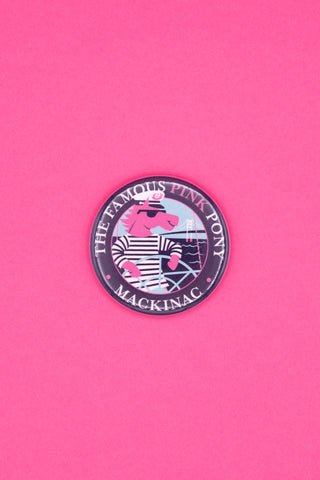 Big Magnet Round Captain Pony