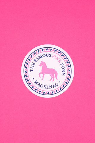 Famous Circle Logo Sticker