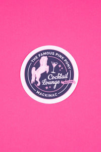 Sticker Retro Circle Logo