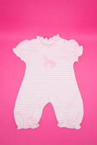 Newborn Striped Bubble Romper