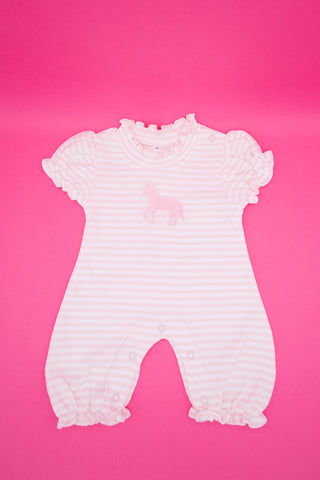 Newborn Striped Bubble Romper