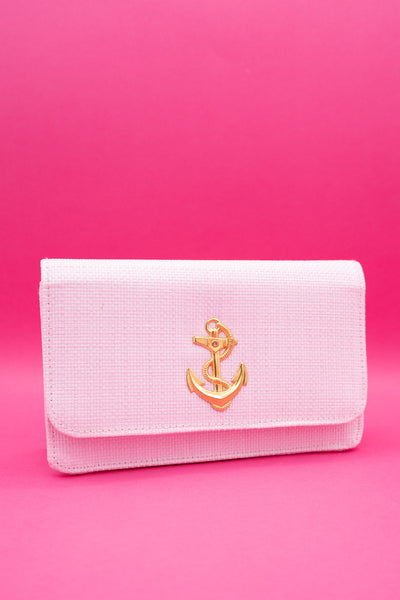 Ruby Straw Clutch