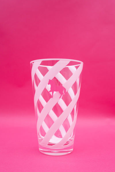 White Stripe Acrylic Tumbler