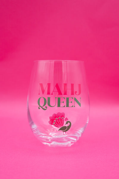 Mahj Queen Stemless Wine