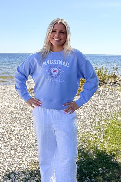 Sponge Crewneck Sweatshirt - Delphinium