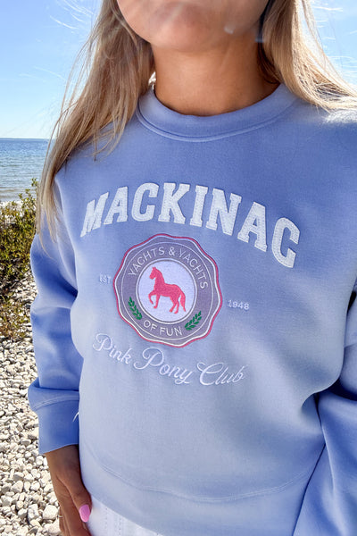 Sponge Crewneck Sweatshirt - Delphinium