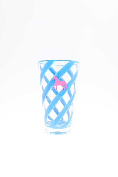 Blue Stripe Acrylic Tumbler