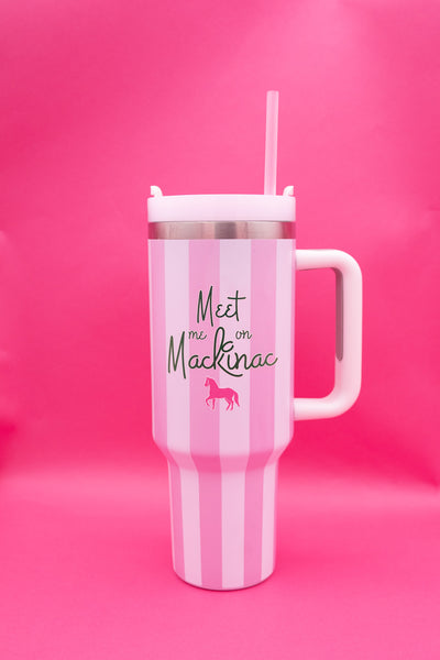 Water Tumbler w/Straw
