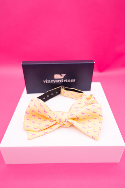 Pink Pony Bow Tie