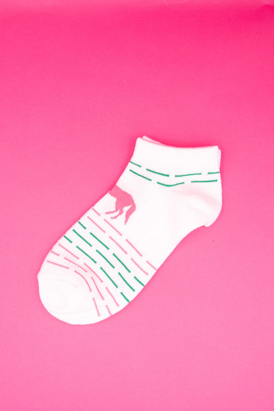 Dash Stripes Short Socks