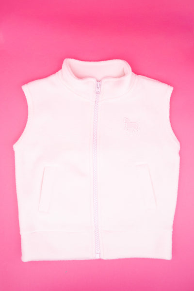 Toddler Fleece Vest with Pony
