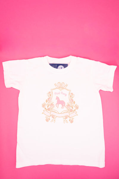 Youth Pony Crest T-Shirt - White