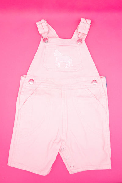 Infant/Toddler Denim Overalls with Pony