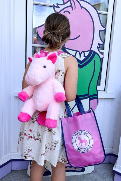 Custom Pink Pony Backpack 16"