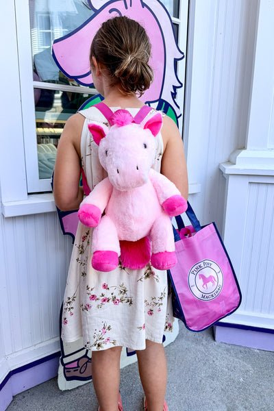 Custom Pink Pony Backpack 16"