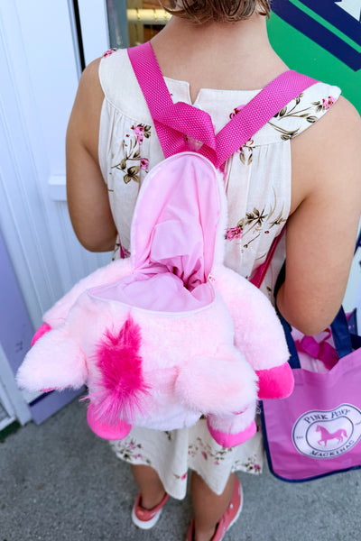 Custom Pink Pony Backpack 16"