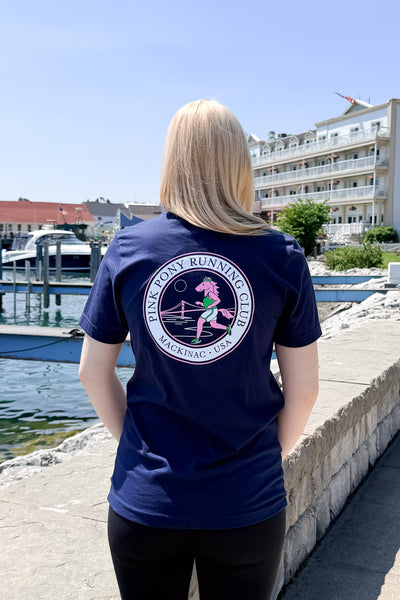 Running Club T-shirt Navy