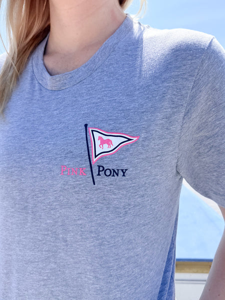 Boating Club T-shirt-Grey