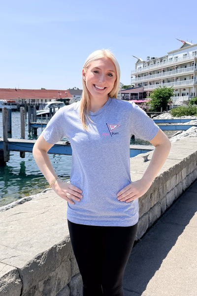 Boating Club T-shirt-Grey