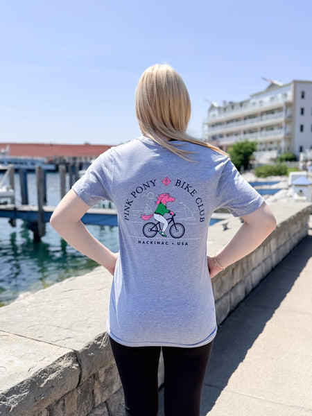 Bike Club T-shirt Heather Grey