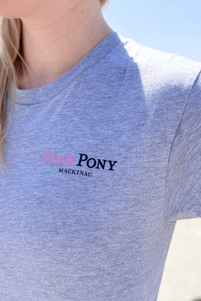 Mural Pony T-shirt L/S Heather Grey