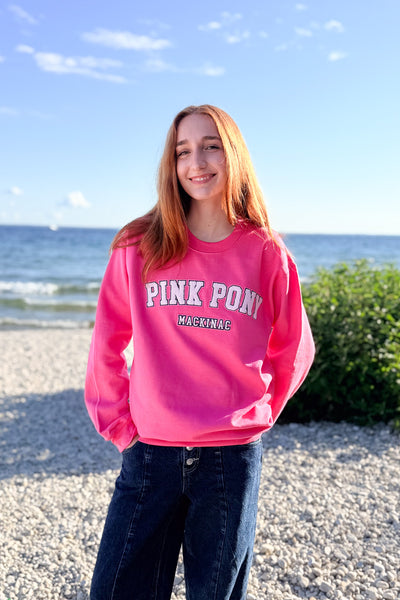Crew Patch Collegiate Sweatshirt