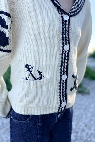 Sketchbook Sailboat Cardigan