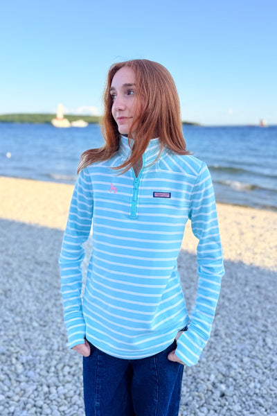 Dreamcloth Shep Shirt - Shallow Sea Stripe