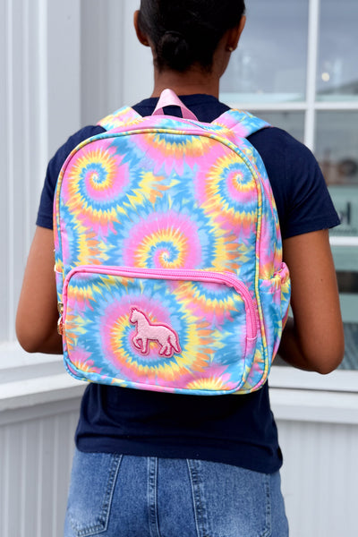 Pony Custom Charm Small Backpack with Patch