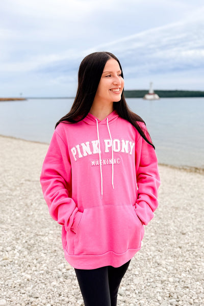 Fleece PPM Patch Hoodie - Charity Pink