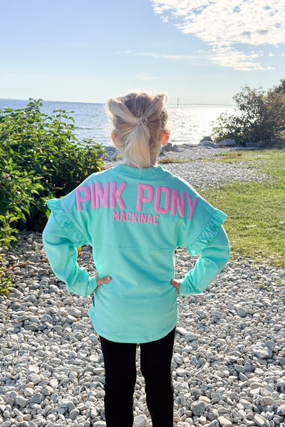Youth Spirit Ruffle Jersey-Pistachio