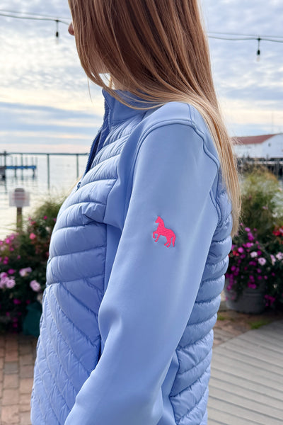 Women's Quilted V Design Jacket