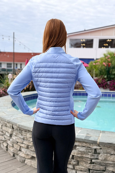 Women's Quilted V Design Jacket