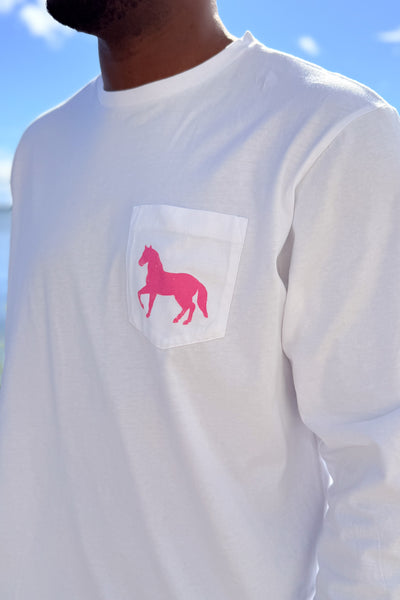 Long Sleeve Custom Harbor Scene