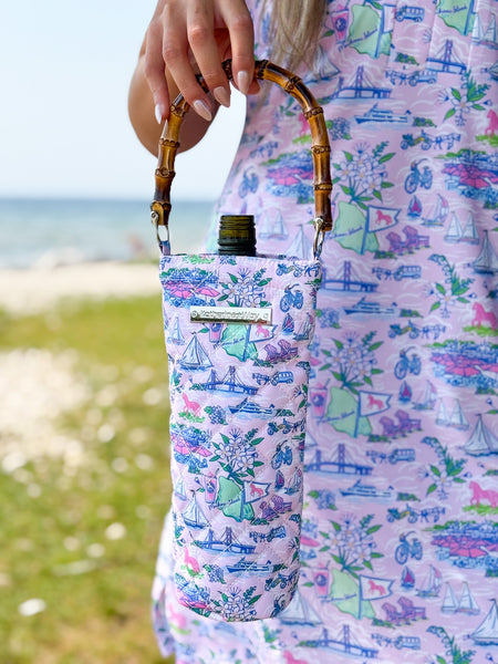 Quilted Wine Tote