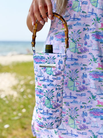 Quilted Wine Tote