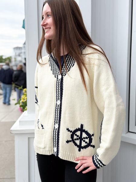 Sketchbook Sailboat Cardigan