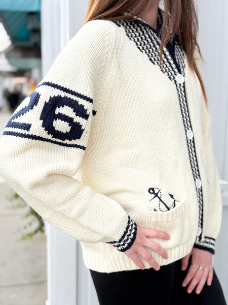 Sketchbook Sailboat Cardigan