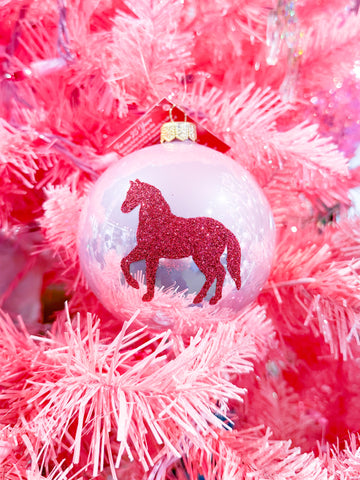 Pink Pony Ornament