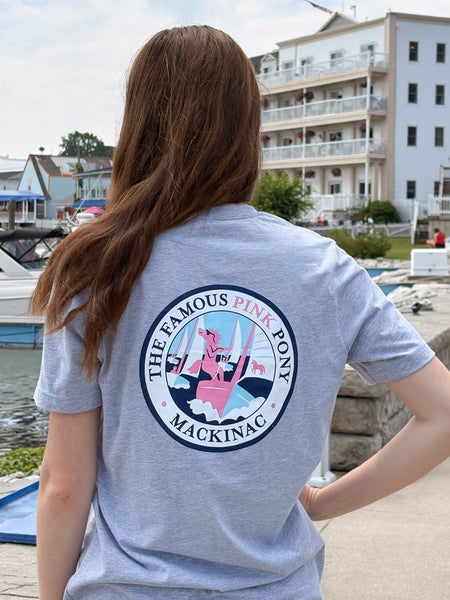 Skipper Pony T-shirt Heather Grey