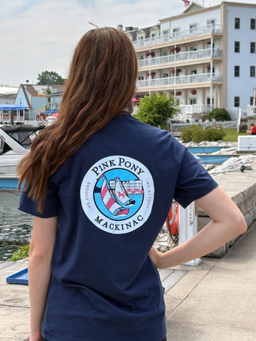 Sailboat Pony T-shirt Navy
