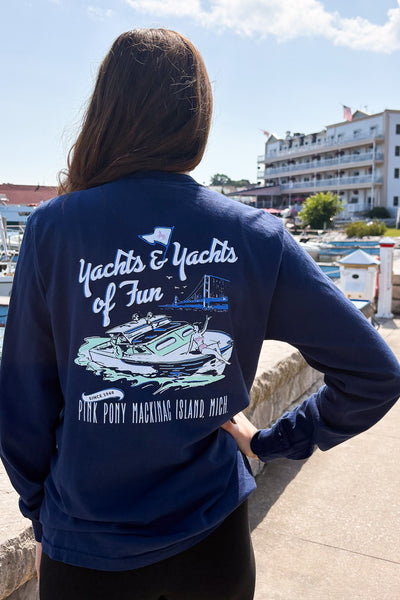 Chris Craft Retro L/S-Navy