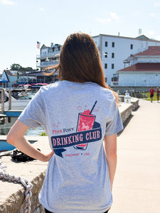 Drinking Club Rum Runner T-shirt Grey