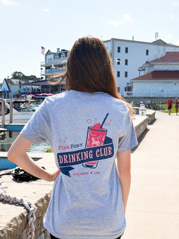 Drinking Club Rum Runner T-shirt Grey