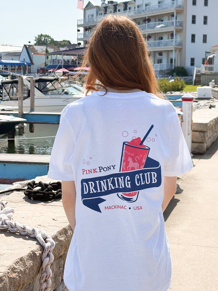 Drinking Club Rum Runner T-shirt White