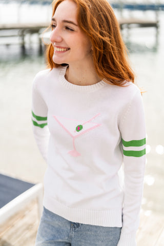 Rose Cotton Martini Sweater