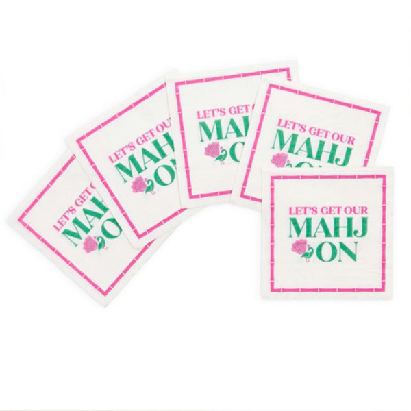 Mahjong Cocktail Napkins