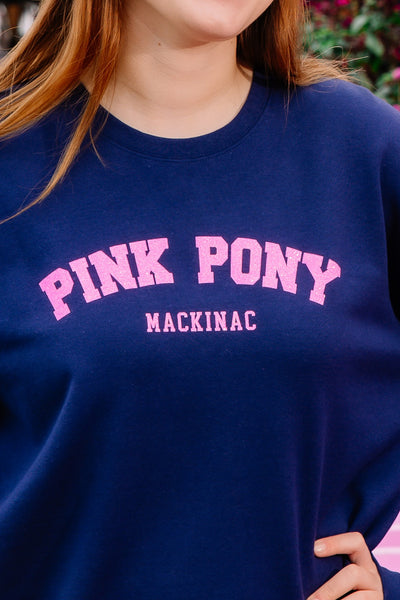 Glitter Pink Pony Sweatshirt