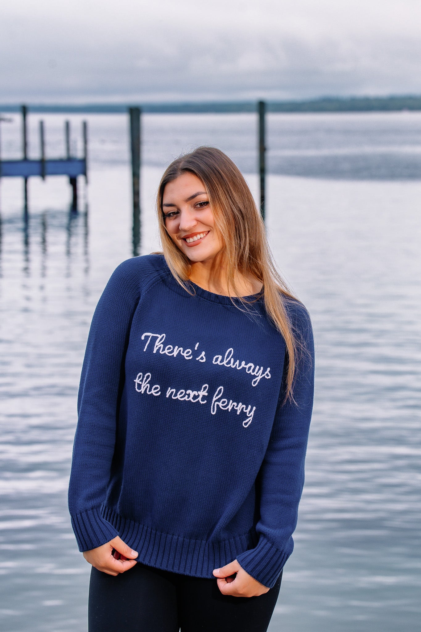 Campus Cotton NEXT FERRY Sweater Navy